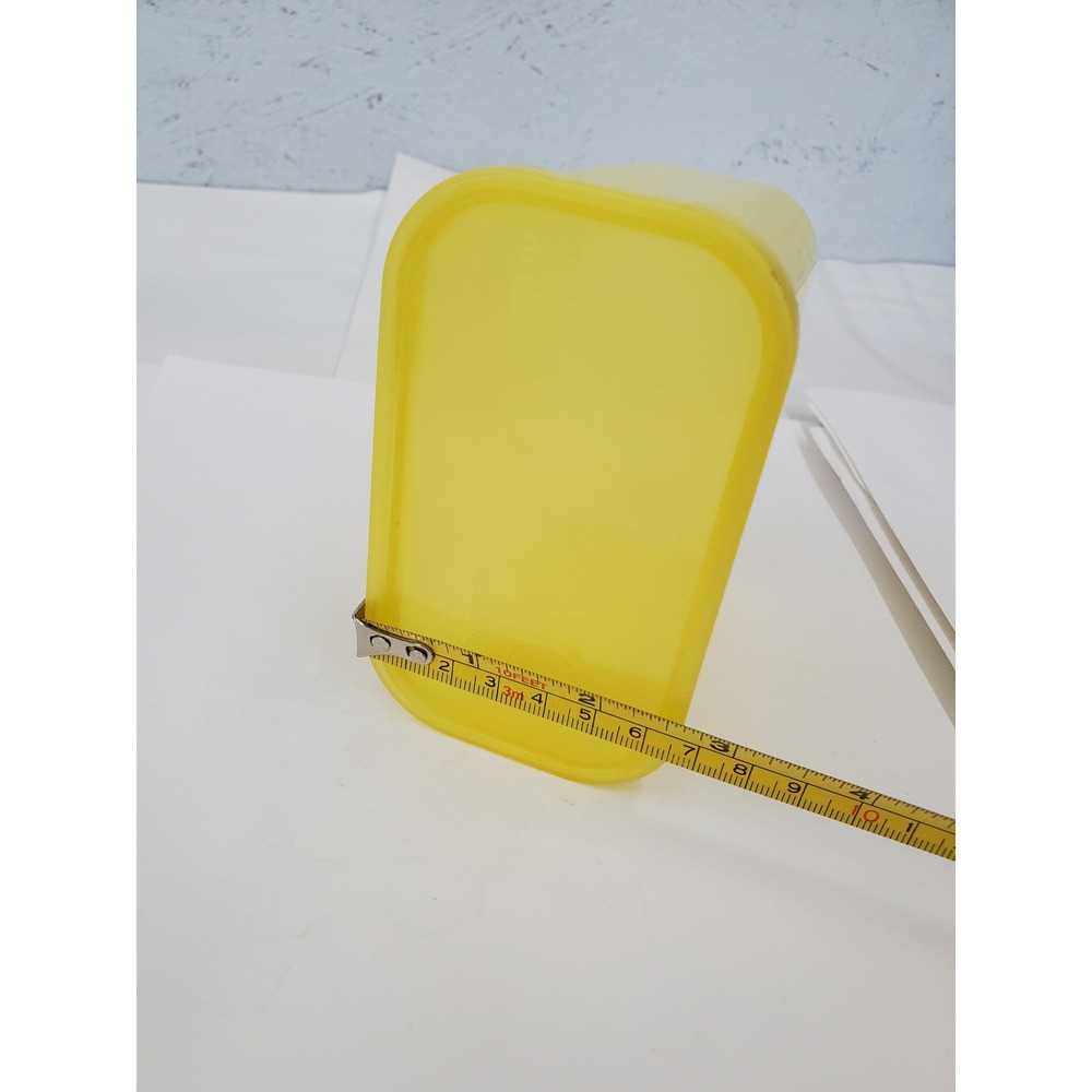 SPAM Brand Yellow Plastic Reusable Food Storage Container with Lid Made in USA - Picture 12 of 14